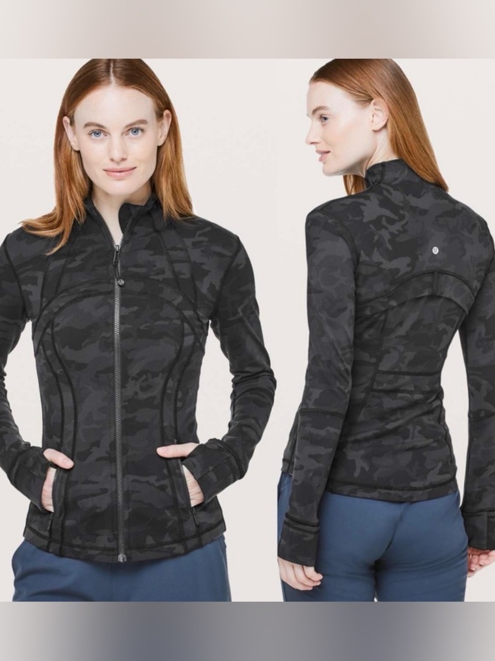 Lululemon Gray incognito Camo Define Jacket Size 6 D
